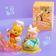 Just Play Disney Winnie the Pooh Hunny Crew Designer Collectible Toy Figure with Shimmery Finishes, 4 Inch, 46458
