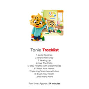 Tonies Leo's Day Routines Audio Toy Figurine, 13 Songs and 14 Stories, Plastic, English, Ages 3+, 7.88 in, 92200579