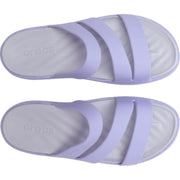 Crocs Getaway Strappy Platform Heeled Sandals for Women, Mystic Purple, Size 7, 1.3 Inch Heel, 209587