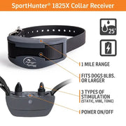 SportDOG Brand SD-1825X SportHunter 1825X Electronic Dog Training Collar