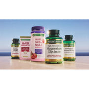 Nature's Bounty Hair Skin and Nails Vitamins with Biotin, Strawberry Flavor Gummies, 2500 mcg, 140 Count, 080152