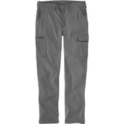 Carhartt Men's Relaxed Tapered Force Ripstop Cargo Work Utility Pants, Steel, W36, 107329