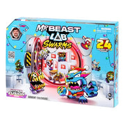 MRBEAST LAB 24811 Celebrate The Holiday Season with Mr. Beast Hyper Fusion Advent Calendar, Exclusive Themed Action Figures