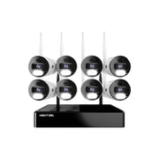 Night Owl CL-BT8WN-18L Bluetooth Video Home Security Camera System with (8) Wi-Fi IP 4K HD Indoor/Outdoor Spotlight Cameras with 2-Way Audio and 1TB Hard Drive