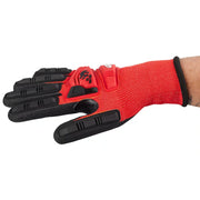 Milwaukee 48-73-8132 Men's Outdoor Dipped Dipped Gloves Black/Red L