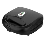 Mainstays MS14100112170 2 in 1 Black Waffle & Sandwich Maker with nonstick removable plates, 2 slice