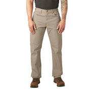 Dickies Mens Relaxed Fit Straight-Leg Duck Carpenter Jeans, Desert Sand, 42W x 34L, 1939RDS