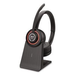 Morpheus 360 Sanctuary Wireless Noise Canceling UC Headset with Boom Microphone, Bluetooth Stereo, Over-the-Head On-Ear, Black, HS6750ANC