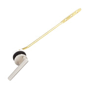 Signature Hardware Edenton Toilet Tank Lever, Brushed Gold, Solid Brass, Fits Front Mount Conventional Tanks, 951180