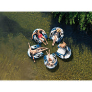 Intex 56837WL Inflatable Floating Water Seat with Quick Connects, Single River Lounge
