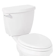 Signature Hardware 447334 Elongated Closed-Front Toilet Seat And Lid with Soft Close and Quick Release, White