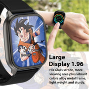 Accutime Watch Corp DBZ40001WM Dragon Ballz Smartwatch with Bluetooth Calling, 44MM, 3 Interchangeable Pieces, Black