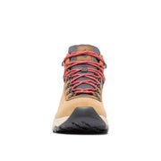 Columbia Newton Wander Women's Waterproof Hiking Shoes, Elk Sunset Red, 9 Wide, Suede, 2125532