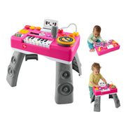 Fisher-Price JMC59 Laugh & Learn Mix & Learn DJ Table, Interactive Musical Activity Center, Pink