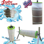 Bridge Cutters SpinDoc Pro Pool Filter Cleaner, Tornado Cyclonic Action, Compatible with 3, 4, 6 Inch Filters, Lightweight Portable Design, FS001