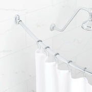 Signature Hardware SH466760 60 in. Curved Shower Rod in Chrome