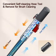 WHALL ULTRA Carpet Cleaner Machine, Portable Spot Cleaning with 17kPa Suction, Dual Tank System, 51oz Clean Water Capacity, 41oz Dirty Water Capacity, 5.9 ft Hose, 13.1 ft Cord