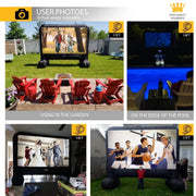SPECSTAR X00280MYSR 15ft Inflatable Movie Screen