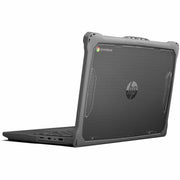 Max Cases Extreme Shell-F2 Slide Case for HP Fortis X360 Chromebook G5 11, Gray Clear, Shock Absorbing, Scratch Resistant, Military-Grade Drop Protection, HP-ESF-FX3CB-G5-GRY