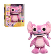 Disney Stitch Ultimate Angel Interactive Plush Toy, 17in, 100+ Sounds and Reactions, Multicolor, 31236