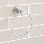 Signature Hardware SHGFTRZBN Greyfield Towel Ring, Nickel