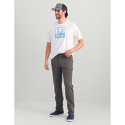 HUK Next Level Men's Fishing Pants, Quick-Drying, 4-Way Stretch, Adjustable Waistband, Cargo Style, Iron, Small H2000174