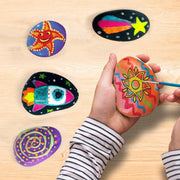 Syncfun Glow in the Dark Rock Painting Arts and Crafts Kit for Kids Ages 6-12, 43 Pieces