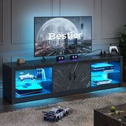 Bestier USWM01-L101118HUS-BLKM Entertainment Center Stand for TVs up to 75