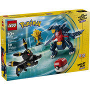 LEGO Pokemon SMART Play Umbreon vs Garchomp Championship Battle Interactive Building Toy 831 Pieces Ages 10+ 6589494