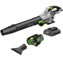 EGO Power+ Leaf Blower, 670 CFM, 180 MPH, 56V Brushless Cordless with 4.0Ah Battery and Charger, Black, LB6703