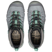 KEEN 1028989 Targhee IV Mid Waterproof Hiking Boots for Ladies - Alloy/Granite Green - 9M