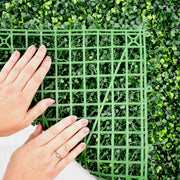Screenguard Faux Green Boxwood Privacy Screen, Durable Plastic, 36 in H x 8 ft L, Natural Appearance