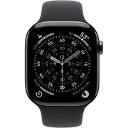 Apple Watch Gen 11 Series 11 Cell 42mm Slate Titanium - Black Sport Band MF8R4LW/A