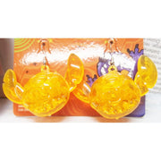 Claire's Stitch Light-Up Earrings Halloween Orange Plastic Festive, 2-Pair - Charming Design