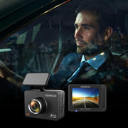 Kenwood DRV-A310W GPS Dash Cam, Full HD 1080p, 2.0 Megapixel Front Camera, 136 Wide Angle, HDR/WDR, Wi-Fi Bluetooth Connectivity, Loop Recording, Black
