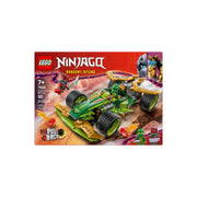 LEGO NINJAGO Lloyd Pull-Back Race Car Building Set with 2 Minifigures Green Lightning 181 Pieces