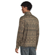 Ariat Caldwell Quarter-Button Sweater - Light Brown Southwest - M