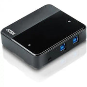 Aten US234 2 x 4 USB 3.1 Gen1 Peripheral Sharing Switch - USB Type B External 4 USB Port(s) 4 USB 3.1 Port(s) PC, Mac