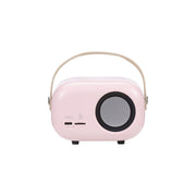 Aiwa AI6028-LPNK Retro Wireless Karaoke Speaker, Light Pink