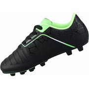 Vizari Catalina Firm Ground Soccer Cleats for Kids, Durable Synthetic Upper, Non-Slip Rubber Outsole, Blue Lime Orange, Size 13 VZSE93481Y