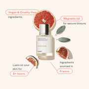 Dossier Woody Sage Eau De Parfum Unisex Fragrance with Fig, Grapefruit, Sage, Amber Wood Notes, 1.7 oz DOS50WSAG