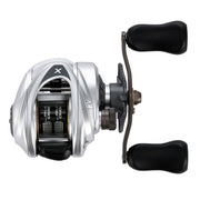 Abu Garcia Revo X VoltiQ Low Profile Baitcast Reel, High Speed 7.3:1 Gear Ratio, Left Handed, Carbon Frame