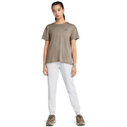 Under Armour Womens Armoursport Woven Athletic Track Pants, High-Rise Waist, Tapered Leg, Halo Gray & White, XX-Large Tall, 1382727/1383815