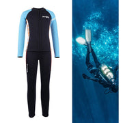 Ximing Children's 2.5mm Neoprene Nylon Wetsuit for Snorkeling, Black, Color L - Material: Neoprene