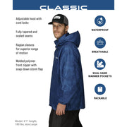 Frogg Toggs PA63123-122X Pro Action Advantage Rain Jacket for Men - Blue - 2XL