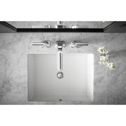 KOHLER K-2882-96 Verticyl Rectangle Undercounter Bathroom Sink, Biscuit