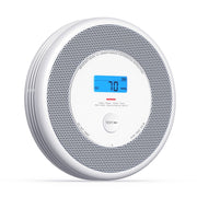 X-Sense Combination Smoke and Carbon Monoxide Detector with Voice Alerts, Replaceable CR123A Battery, Ultra-Thin Design, 1-Pack