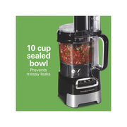 Hamilton Beach 70723C Stack & Snap Food Processor with 10C bowl
