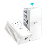 TP-Link Powerline Network Adapter Kit, AV1000 Gigabit Passthrough, AC1200 Dual Band WiFi, OneMesh Compatible, Plug & Play, White, TL-WPA7617 KIT