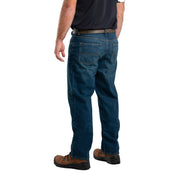 Berne Men's Heritage Relaxed Fit Straight Leg Jeans, Stone Wash Dark, 44W x 30L, P422